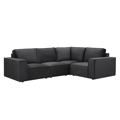 Brooklyn Small Right Hand L-Shape Sofa - Ink